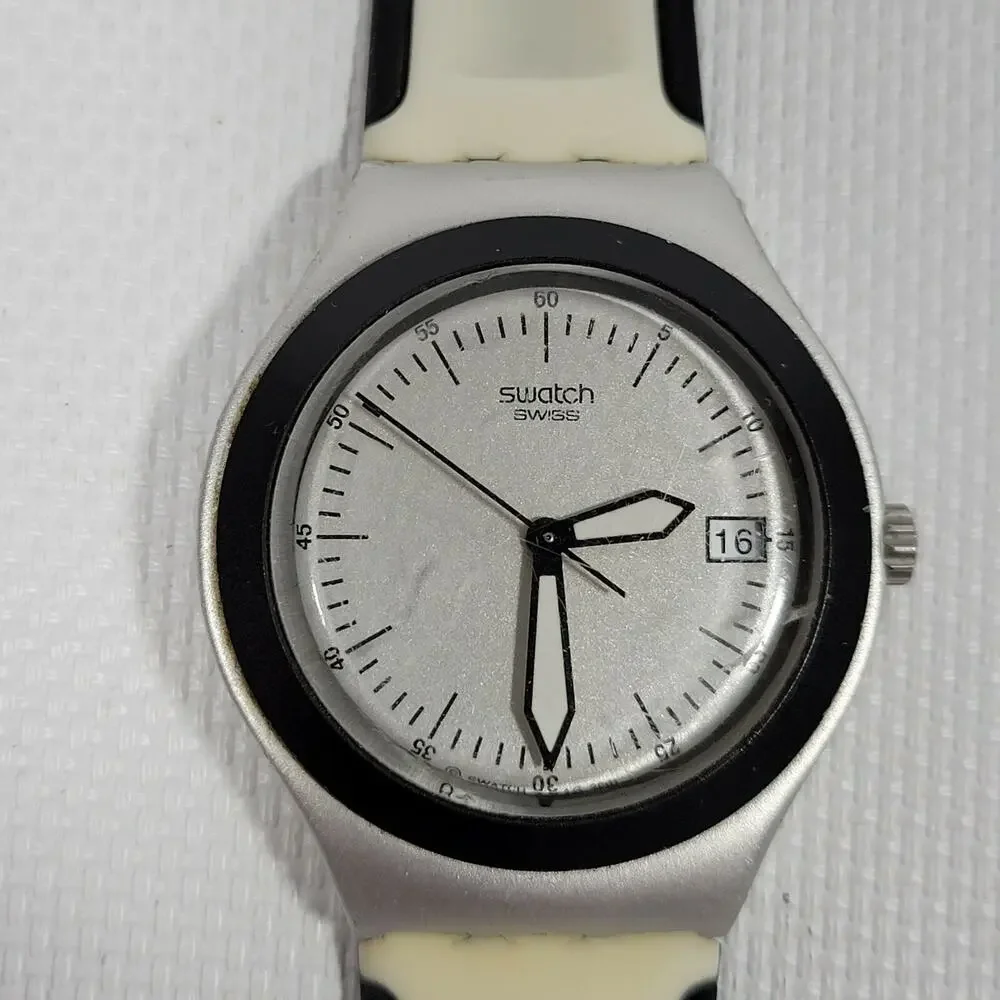 VINTAGE JAMES BOND 007 SWATCH IRONY LIVE AND LET DIE YGS4012 DANJAQ WATCH RARE